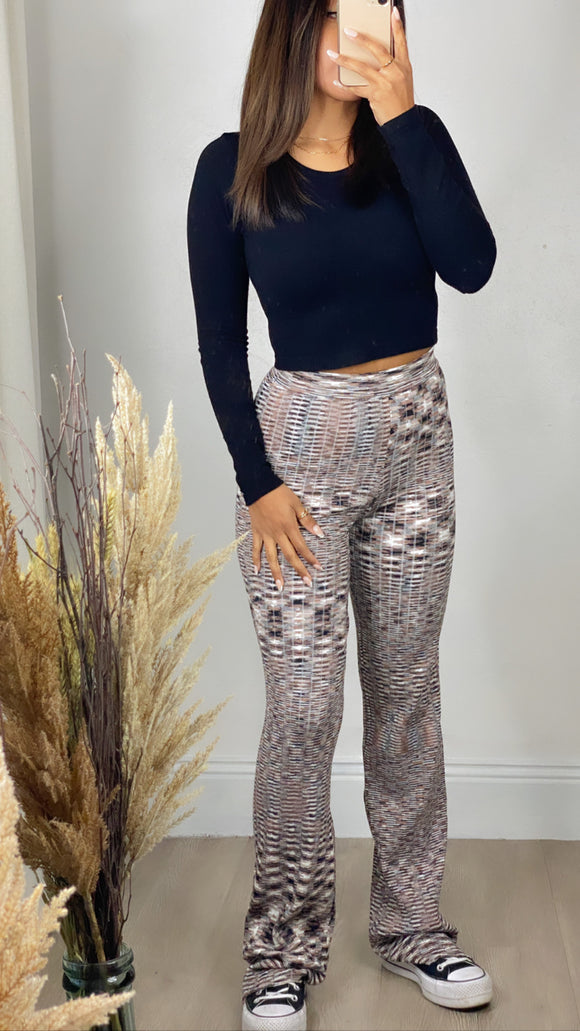 FALLING FOR YOU KNITTED PANTS