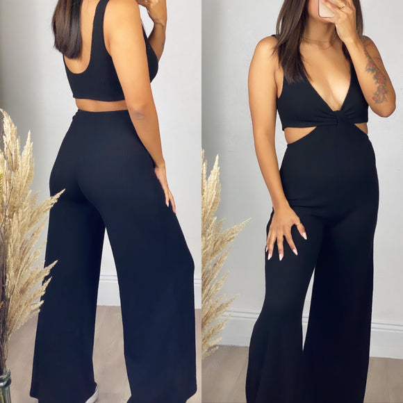 FALL VIBES JUMPSUIT